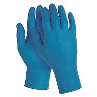 фото KLEENGUARD* G10 Нитриловые перчатки Arctic Blue Nitrile - 24см, единый дизайн для обеих рук xs