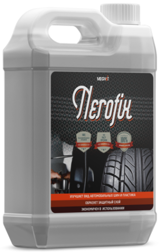 картинка MEGVIT NEROFIX 5 Матовый чернитель-восстановитель резины и пластика 5 л картинка MEGVIT NEROFIX 5 Матовый чернитель-восстановитель резины и пластика 5 л