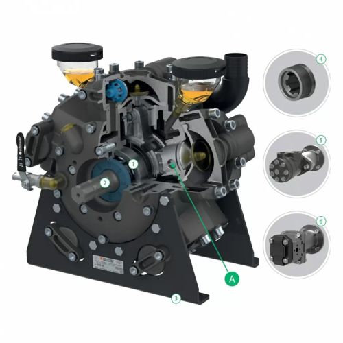 картинка Насос мембранный Comet  APS 51 (50,7 л/мин; 40 бар) фото 4 картинка Насос мембранный Comet  APS 51 (50,7 л/мин; 40 бар) фото 4