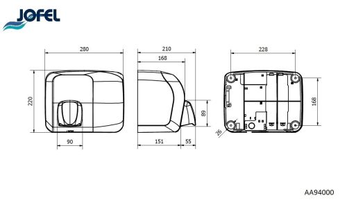 картинка Электросушилка Jofel AVE AA94000 фото 2 картинка Электросушилка Jofel AVE AA94000 фото 2